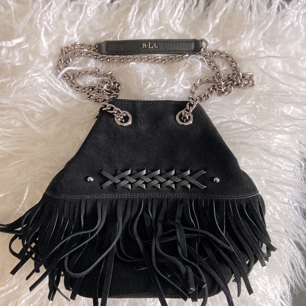 Ralph Lauren, small black evening bag